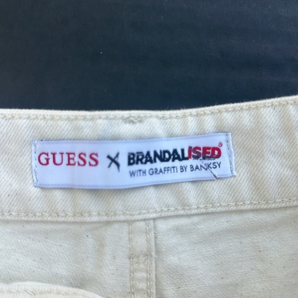 New GUESS Keep It Real Printed Senim Short SZ 27 - Picture 4 of 10